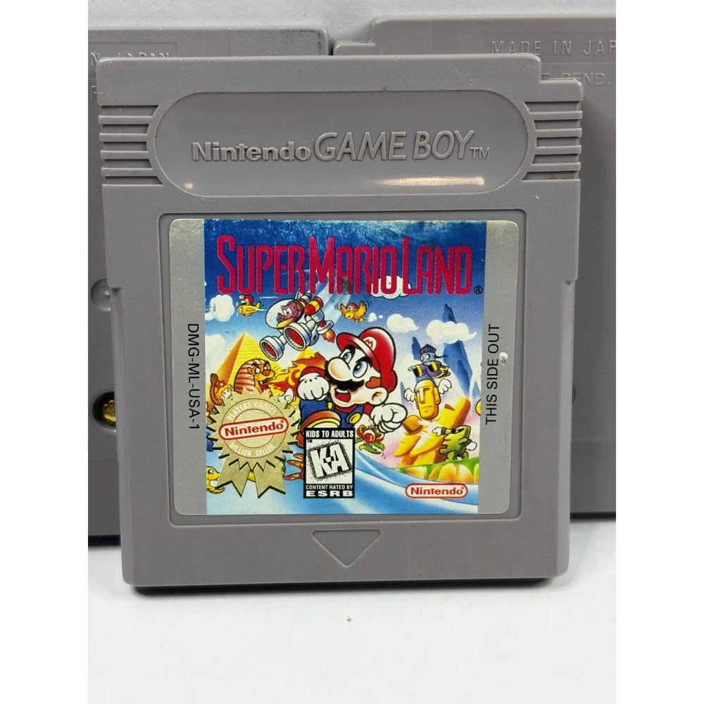 Nintendo Game Boy Lot Super Mario Land Game & Watch Gallery Boggle Plus DMG